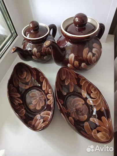 Чайник заварочный большой СССР, пиалы