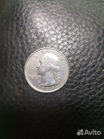Liberty quarter dollar