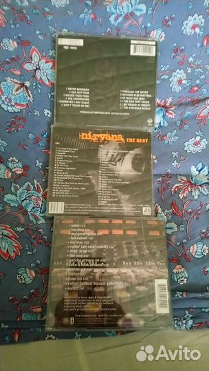 Cd диски Metallica, Nirvana, Limp bizkit