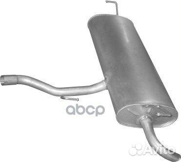 Глушитель задняя часть 1558 Polmostrow