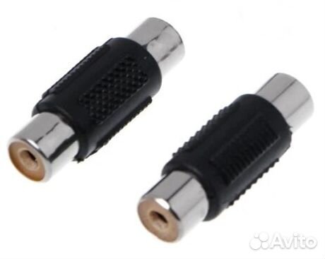 Аудио переходник-соединитель RCA (F) - RCA (F)