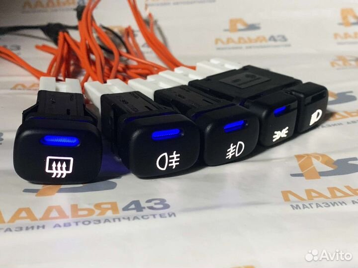 Пересвеченные кнопки на ваз 2113,2114,2115