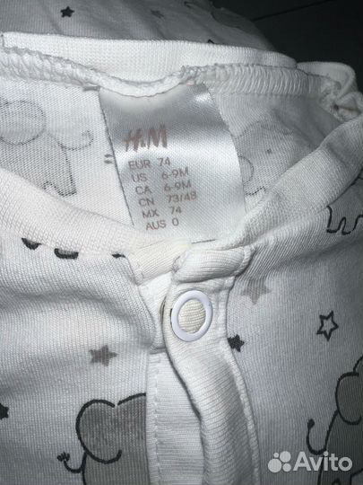 Слип на девочку 74 размера, H&M