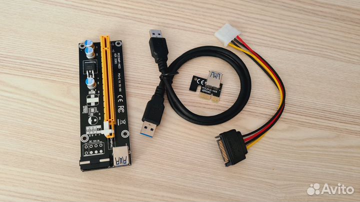 Новый Райзер VER 006s Molex, Кабель USB 60 см