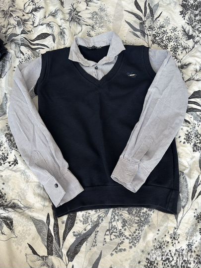 Рубашка с жилетом