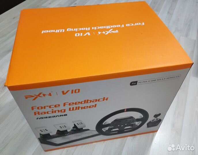 Руль pxn v10 PC/xbox ONE/xboxsx/PS4