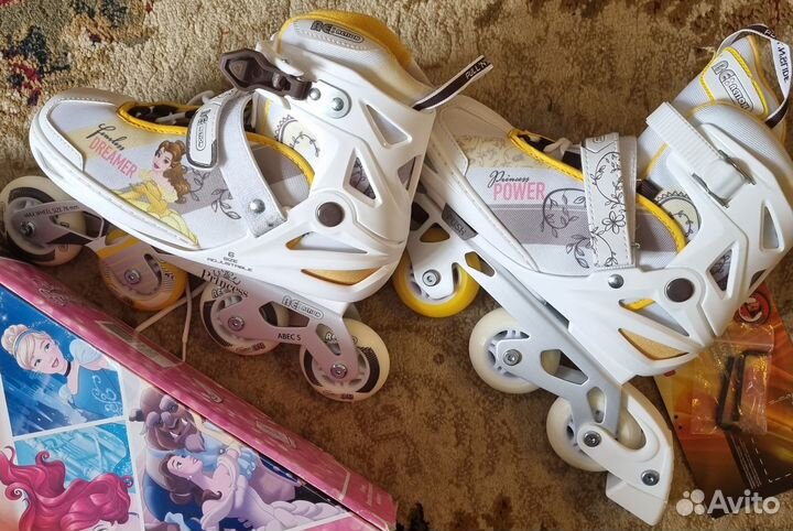 Роликовые коньки детские раздвижные
