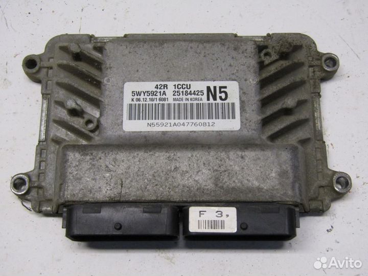 Блок управления двигателем Aveo (T250) 2005-2011