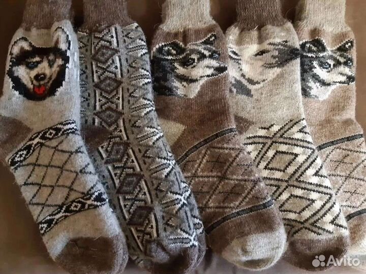 Шерстяные носки