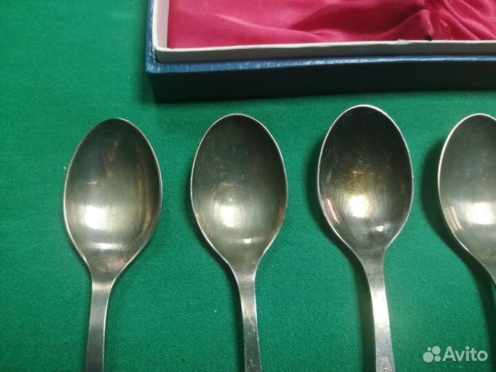 Чайные ложки мельхиор, кольчугино, СССР