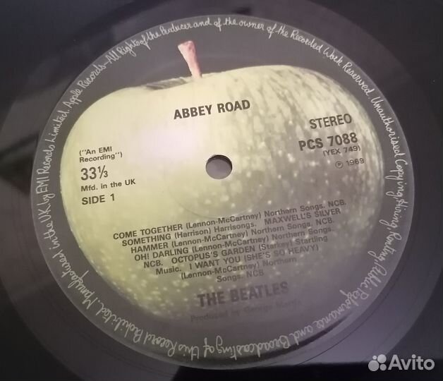 Lp The Beatles Abbey Road 1969 EMI Apple UK Mint