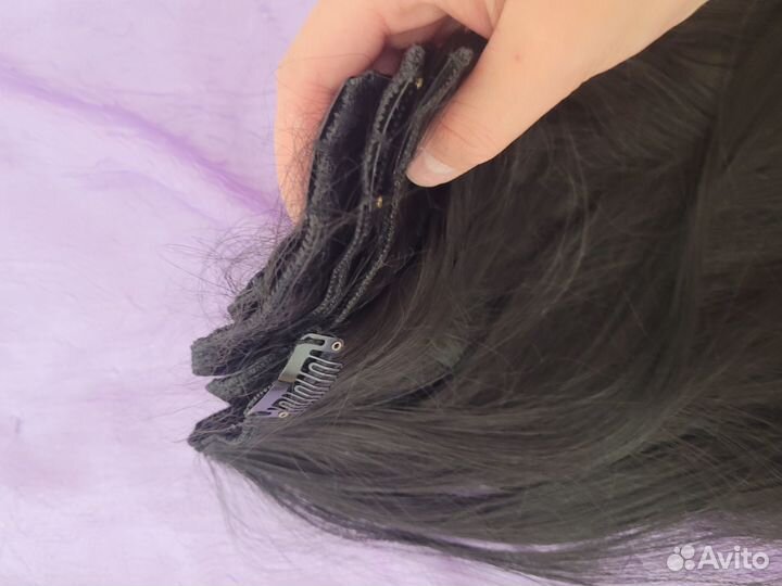 Накладной хвост черный