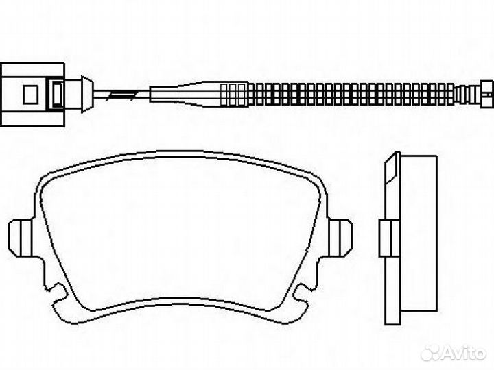Колодки тормозные brembo PHA