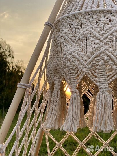 Фотозона макраме вигвам