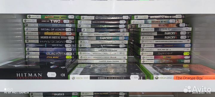 Игры на дисках на Xbox 360 диски