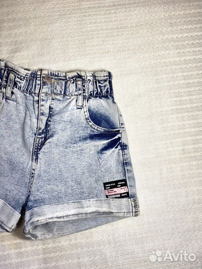 Шорты джинсовые на девочку 140
