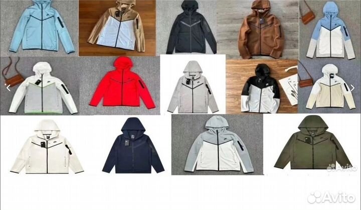 Зип худи nike tech fleece