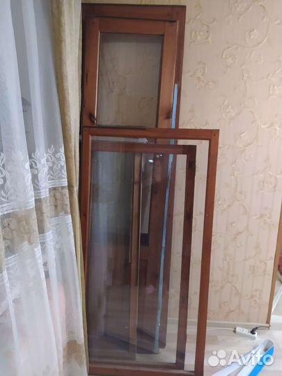 Деревянные оконные рамы б/у