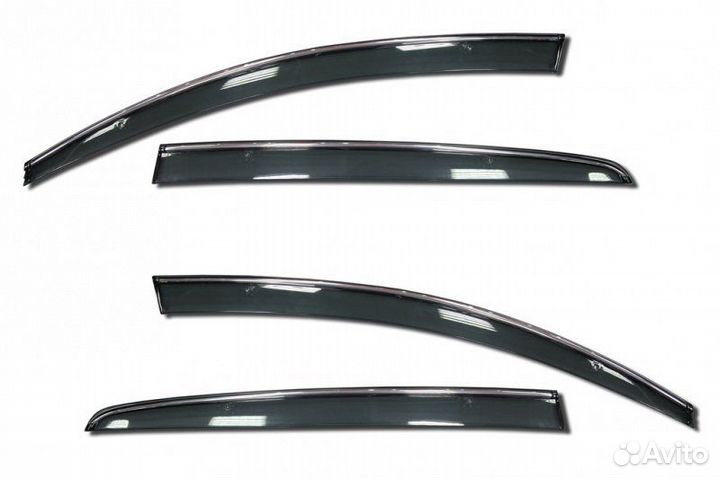 Ветровики боковых стекол skoda octavia 2013