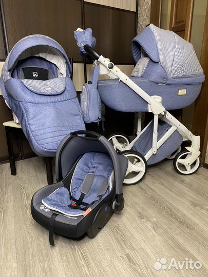 Детская коляска 3в1 Adamex Luciano
