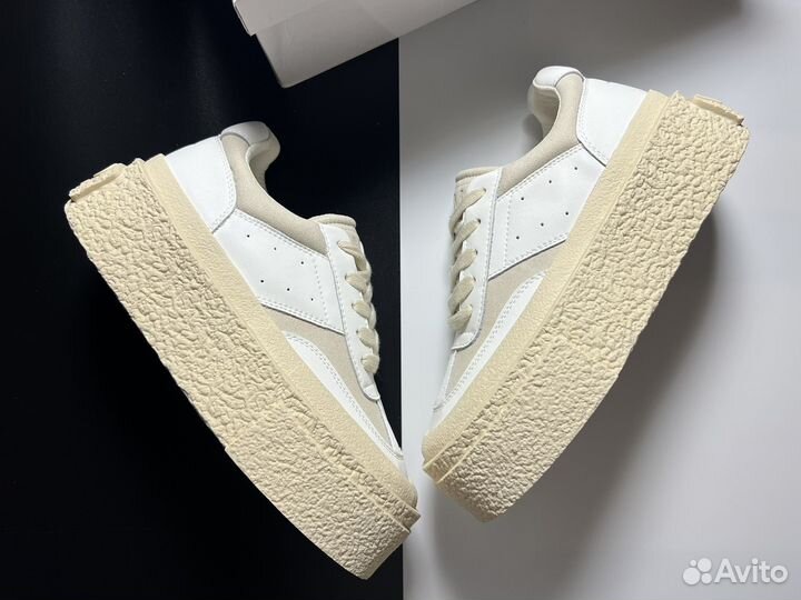 Кроссовки на платформе Maison Margiela кожа