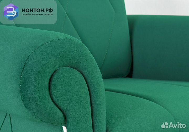 Кресло Роуз зеленое