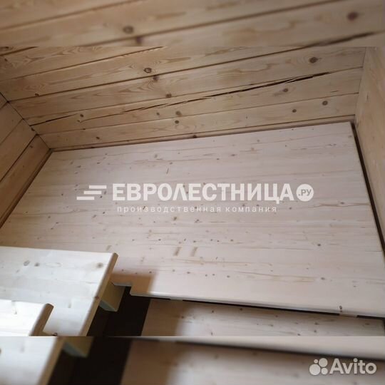 Лестница на металлокаркасе