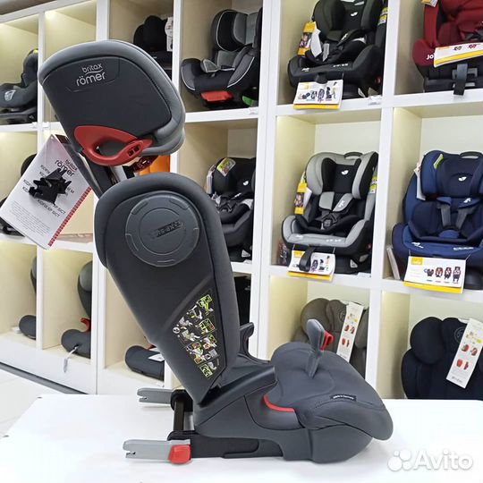 Автокресло 3-12лет Britax Roemer Kidfix 3S серый
