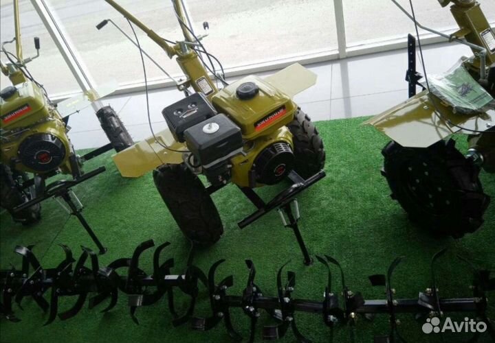 Мотоблок Дон 9л.с редукторный с понижайкой 3в пере