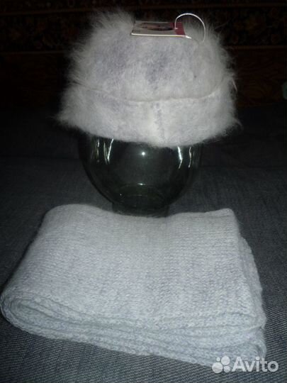 Шапка ангора женская