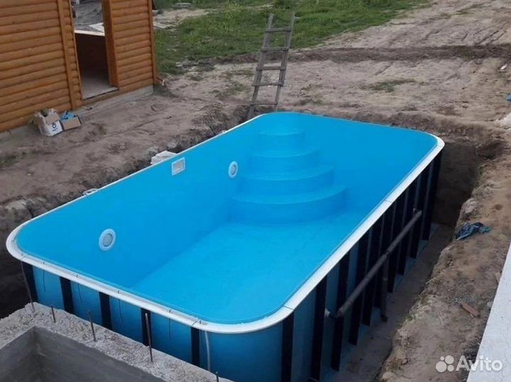 Пластиковый бассейн