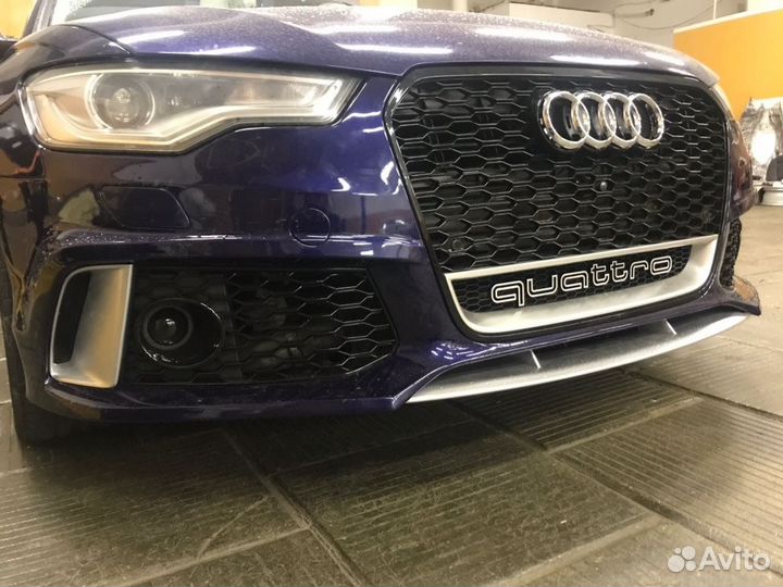 Бампер Audi А6 RS6 дорестайлинг