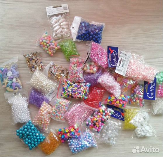 Бусины, полубусины