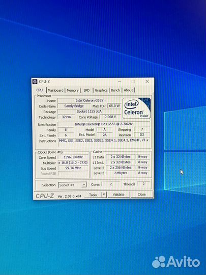 Комплект LGA1155 Celeron 4GB DDR3