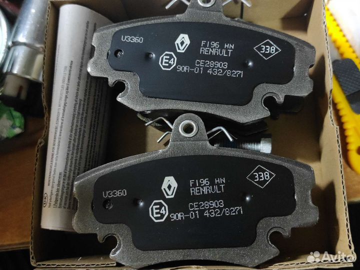 Тормозные колодки Оригинал Рено Логан