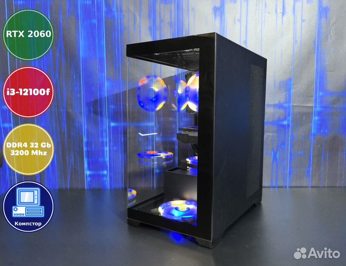 Сборки игровых пк i3-RTX2060-32DDR4-RHX8391275-H610
