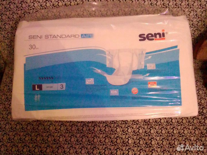 Памперсы для взрослых Лежачих seni L 3