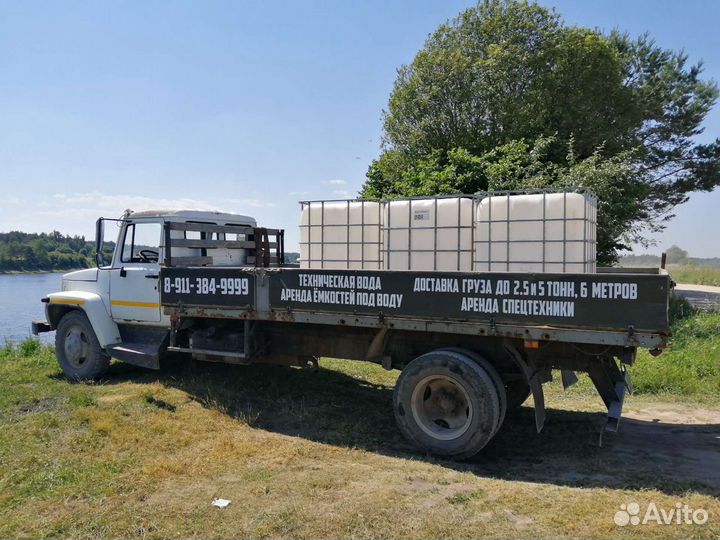 Доставка груза до 2.5 и 5тонн. тех. вода