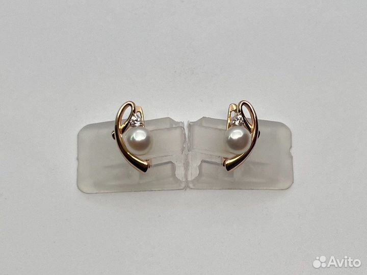 Золотые серьги 585 пробы