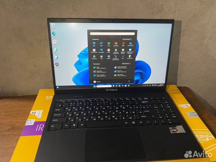 Новый ноутбук irbis BlizzardBook + Сумка для ноутб