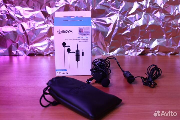 Микрофон петличный Boya BY-M1DM