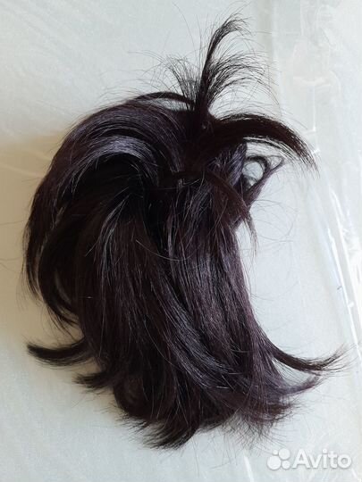 Хвост шиньон на крабе 3 вида