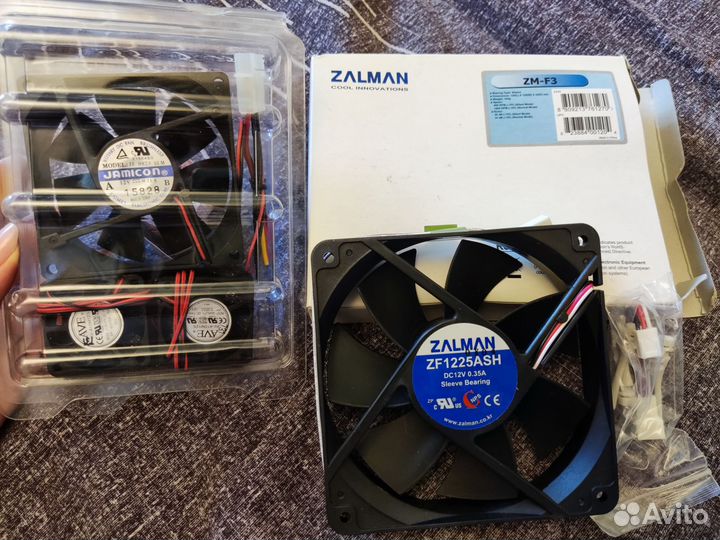 Вентиляторы для пк zalman, jamicon, ave