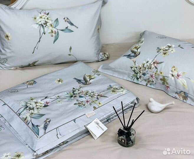 Постельное белье евро Blumarine