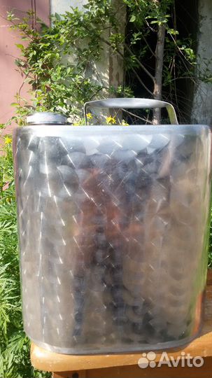 Канистра из пищевой нержавейки 6 л новая