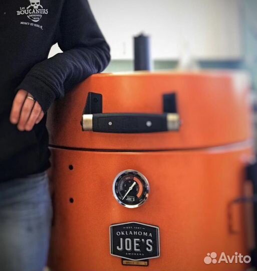 Коптильня угольная Oklahoma Joe's Drum Bronco PRO