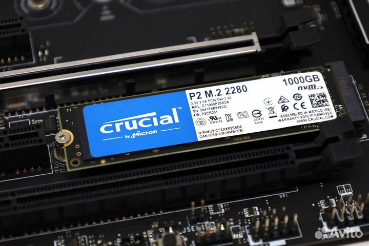 Nvme SSD Crucial P2 1TB