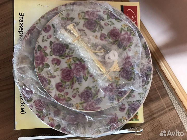 Двухъярусная ваза для фруктов новая