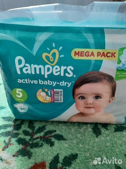 Подгузники Pampers 5, упаковка 90 шт