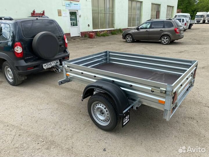 Прицеп 817710.022 легковой. Откидные борта